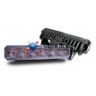 LED flitser Axixtech ministealth 6 Leds ECE R65 achterzijde montage Oranje